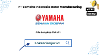 Lowongan Kerja PT Yamaha Indonesia Motor Manufacturing (YIMM) 2024